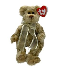 TY Attic Treasures Collection 1993 BEVERLY The Bear Jointed Posable Body RETIRED